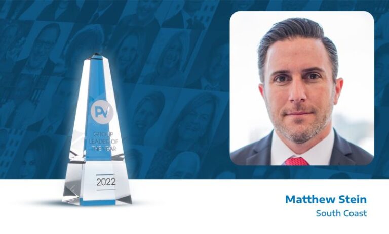 Matthew Stein Awarded Provisors Group Leader of the Year