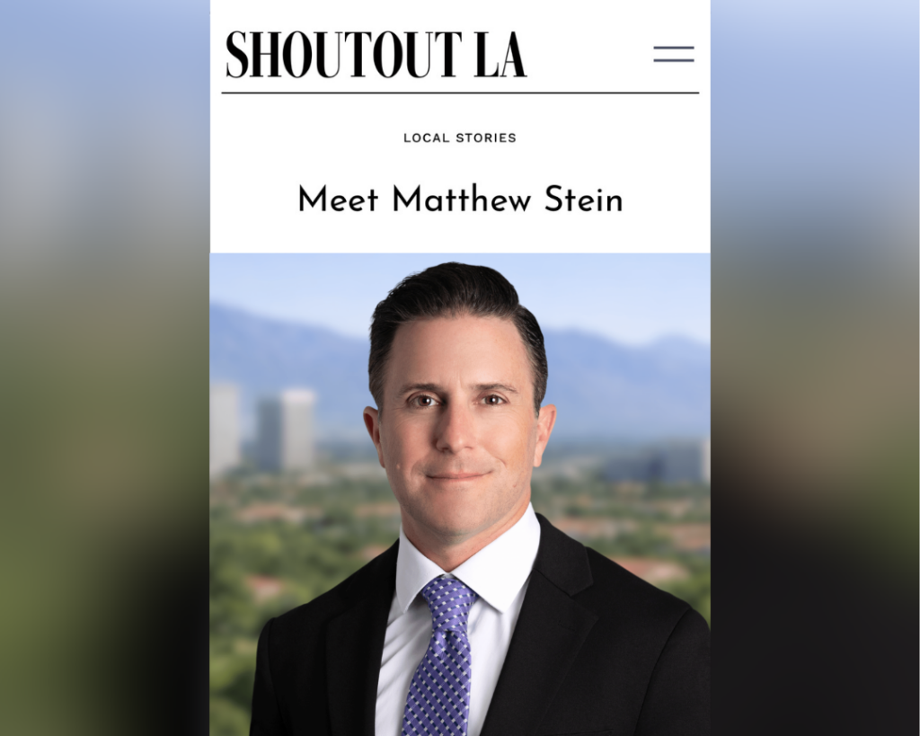 Matt Stein Featured on Shoutout LA
