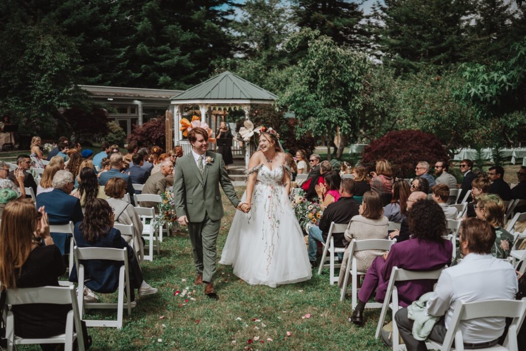 Matthew and Wife during wedding